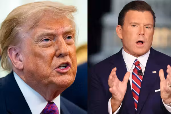 Trump demands Bret Baier 'straighten out' his Fox News 'flunkies' over Iran report — and Baier responds