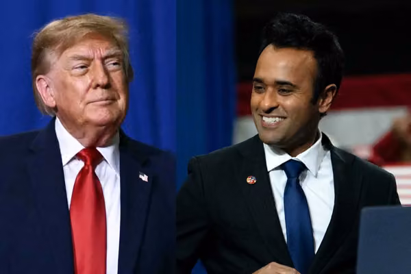Trump endorses controversial Ramaswamy ad — and bashes media trying to force him to take video down