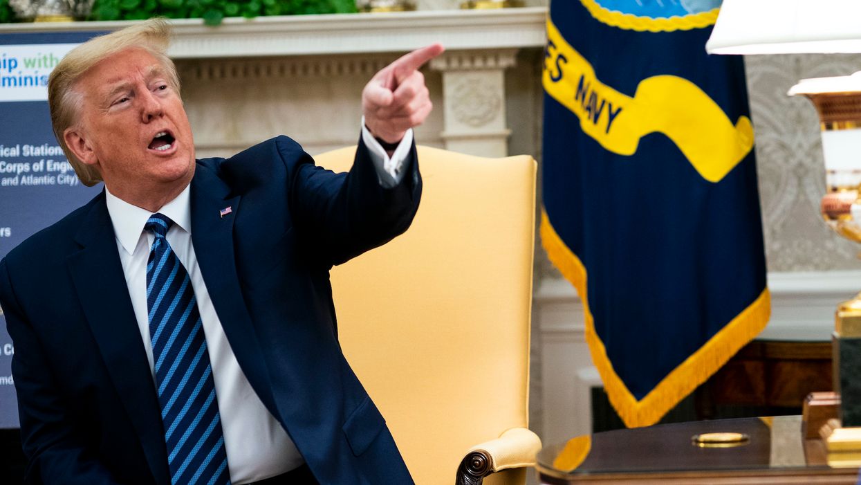 Trump goes at it with CNN's Jim Acosta over network's treatment of Gen. Mike Flynn.