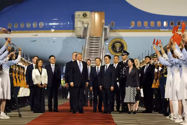 Trump goes to China with THIS surprise guest and an entourage of business leaders