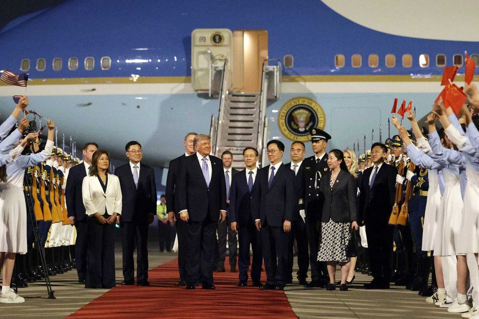 Trump goes to China with THIS surprise guest and an entourage of business leaders