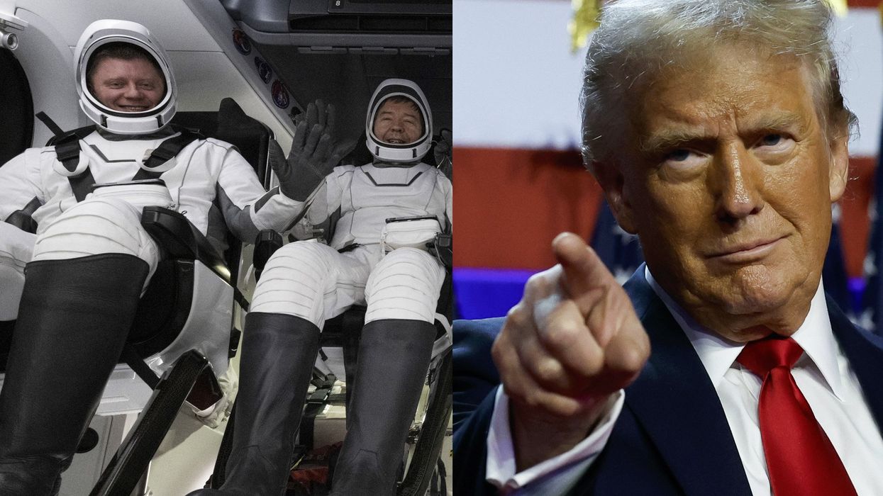 Trump offers to pay stranded astronauts out of his pocket after finding out how little overtime they are paid
