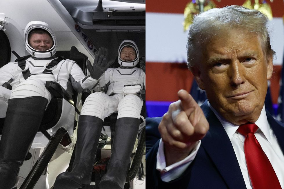 Trump offers to pay stranded astronauts out of his pocket after finding out how little overtime they are paid