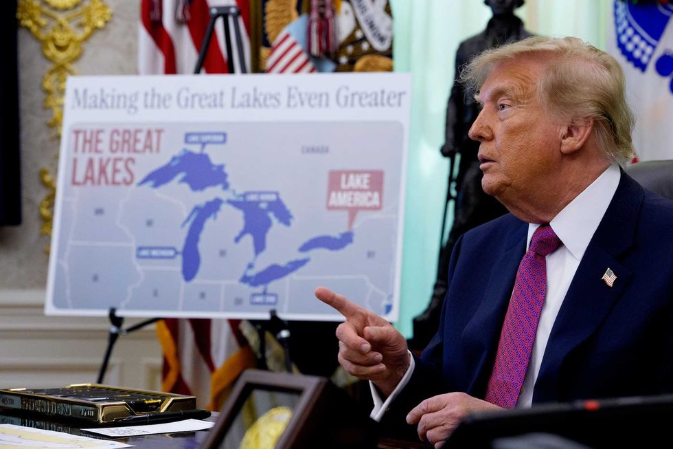 Trump renames Lake Ontario to 'Lake America' in jab at Canada over trade war