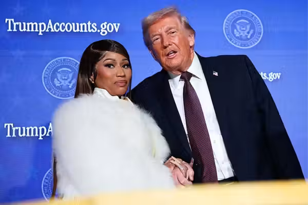 Trump's 'number-one fan,' Nicki Minaj, praises the president, shreds Gavin 'Newscum'