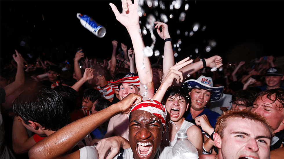 Trump's USA World Cup watch party a raucous hit on National Mall