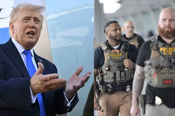 Trump says Democrats' scheme against DHS has backfired: 'The Public is loving ICE'