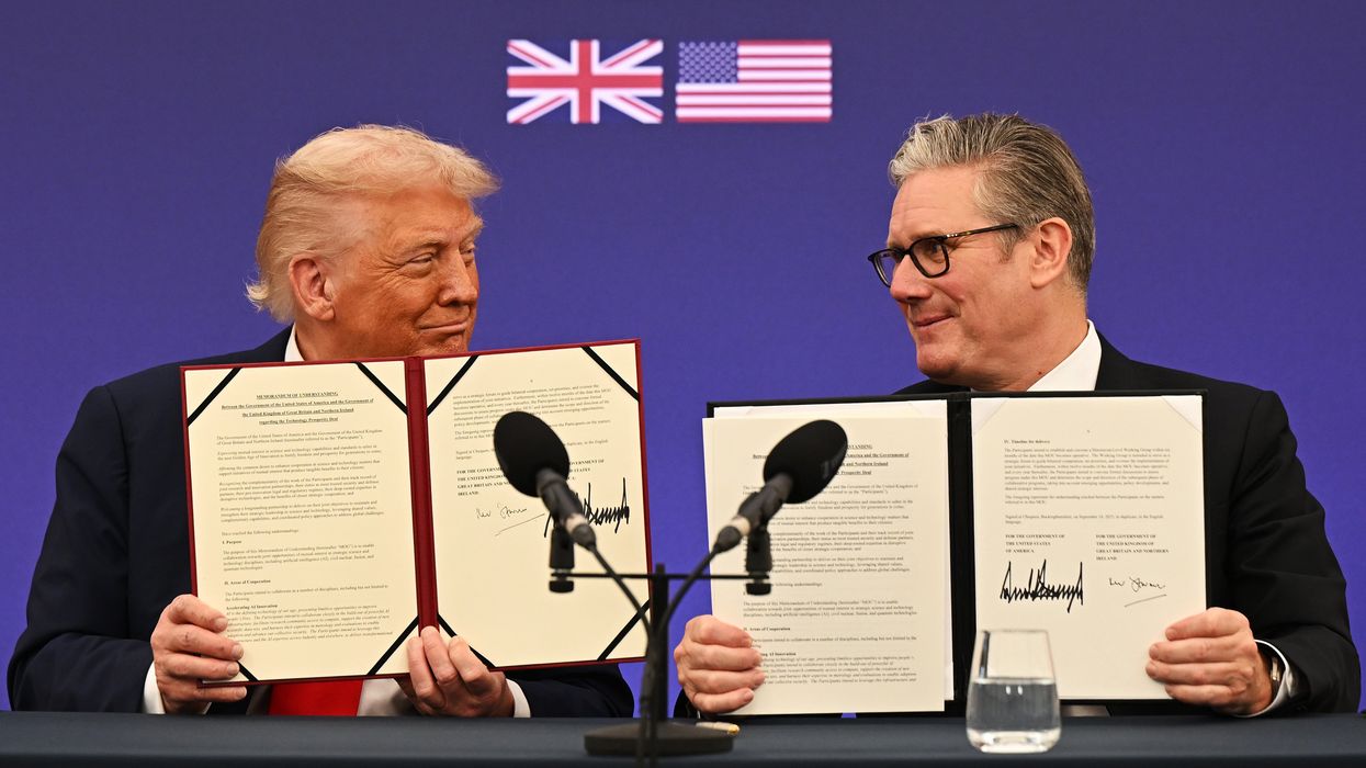 Trump signs new tech deal with UK