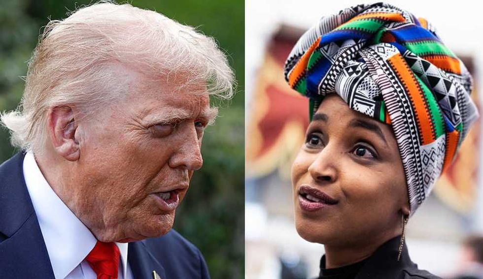 Trump sounds off again on Ilhan Omar — says why she should be thrown 'THE HELL OUT of our country'