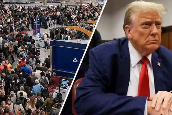 Trump threatens Democrats that he'll fix TSA himself — and it involves ICE