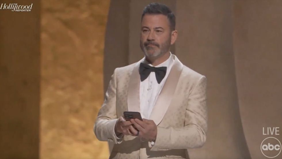 Trump triggers Jimmy Kimmel at Oscars: Host can't help himself‚ reads Trump 'review' of his hosting abilities to audience