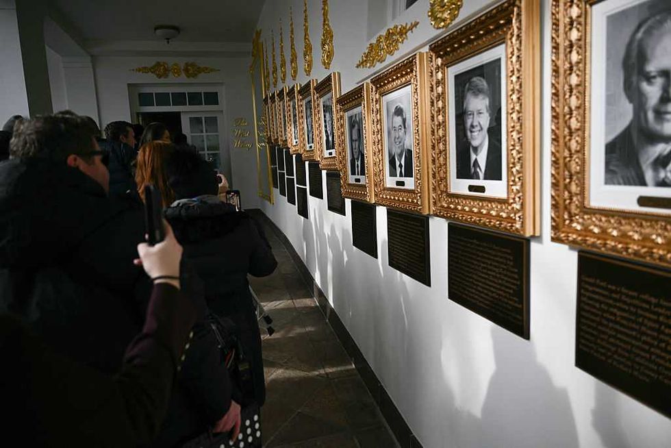 Trump White House trolls Obama, Biden with new plaques in Presidential Walk