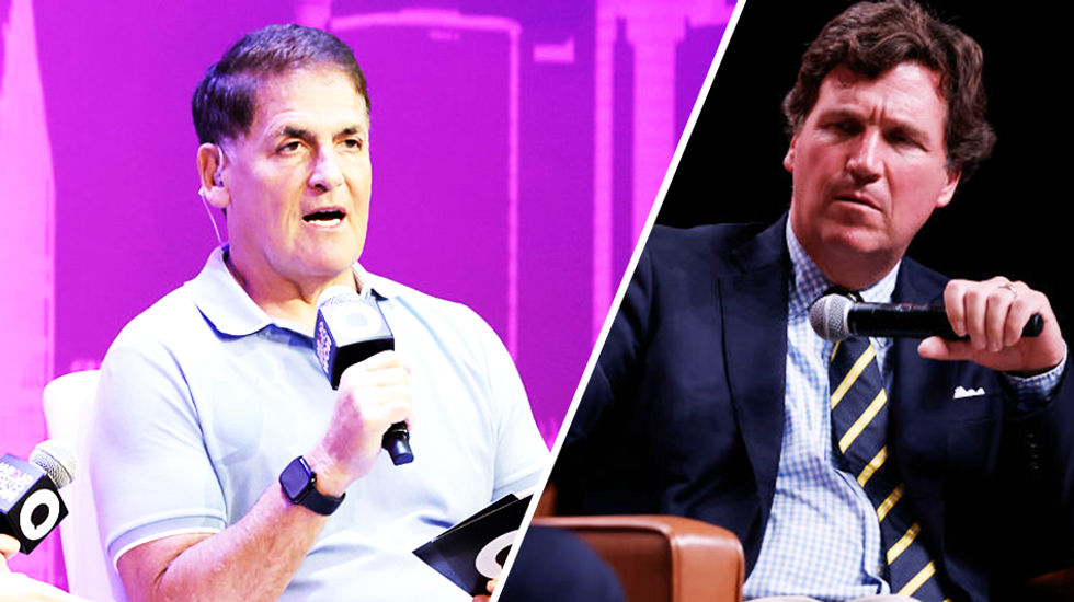 Tucker Carlson clashes with Mark Cuban over Ukraine stance: 'How much money have you sent?'