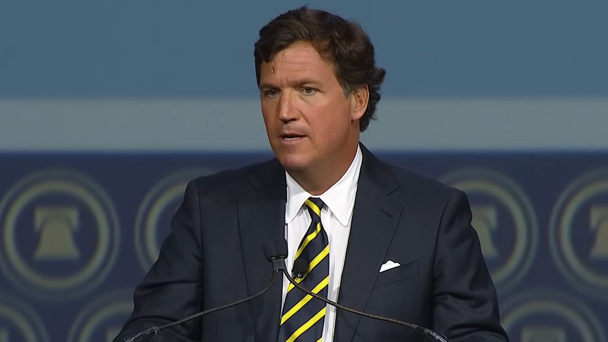 Tucker Carlson ousted at Fox over speech stressing the importance of prayer and the evil nature of the forces besetting America, claims insider