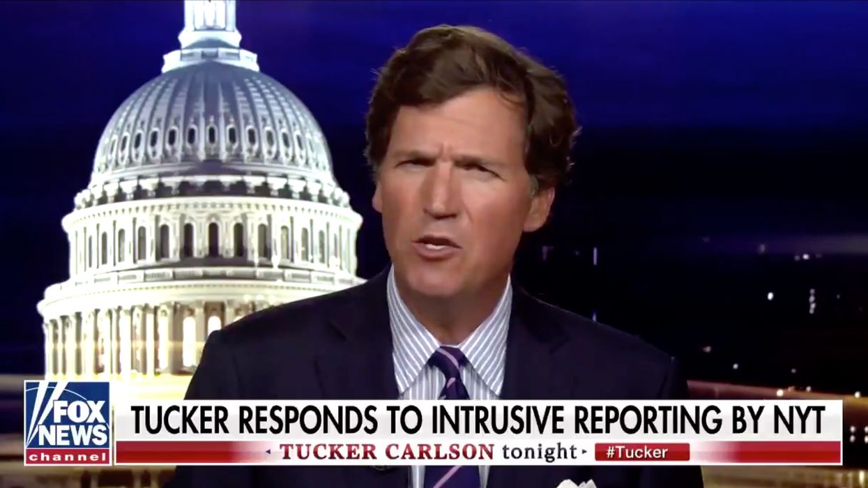 Tucker Carlson says NYT plans to reveal location of his home in order to injure his family, shut him up