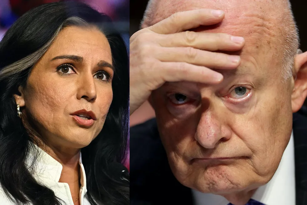 Tulsi Gabbard drops declassified top secret document implicating James Clapper in Russiagate