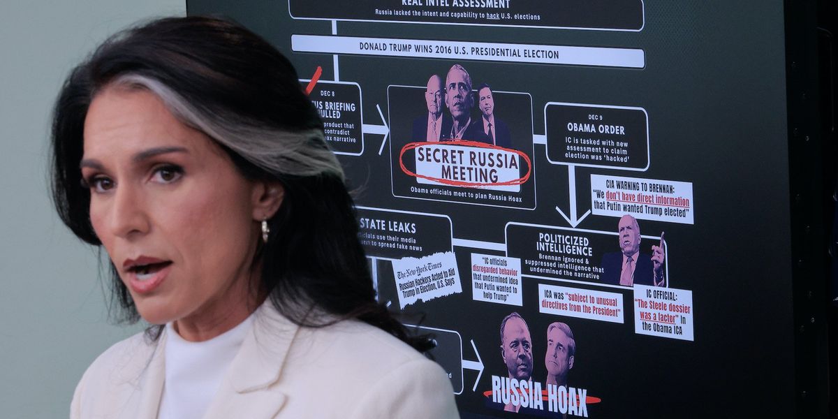 Tulsi Gabbard revokes security clearances of dozens of officials over Russiagate Tulsi Gabbard revokes security clearances of dozens of officials over Russiagate