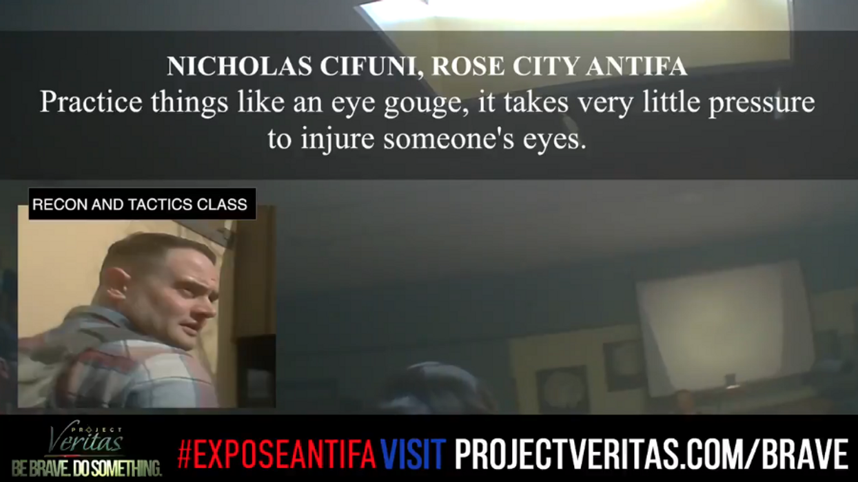 Undercover Project Veritas video appears to expose Antifa's organized recruitment and training effort