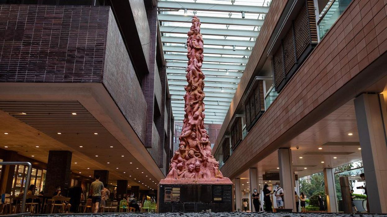 Univ. of Hong Kong bows to China crackdown on dissent, uses 'mafia' tactics to get rid of sculpture honoring Tiananmen Square Massacre victims
