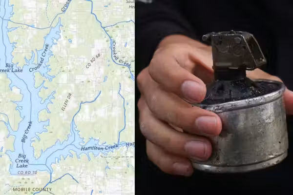 'Unprecedented threat': Bomb discovered under water at Alabama dam