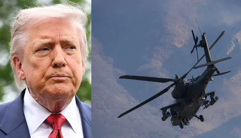 US Apache helicopter crashes near Strait of Hormuz on 100th day of Iran war; Trump says end in sight