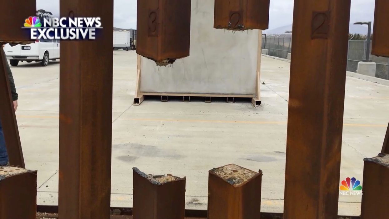 US Customs and Border Protection asks for help as the new border wall gets sawed through, climbed over