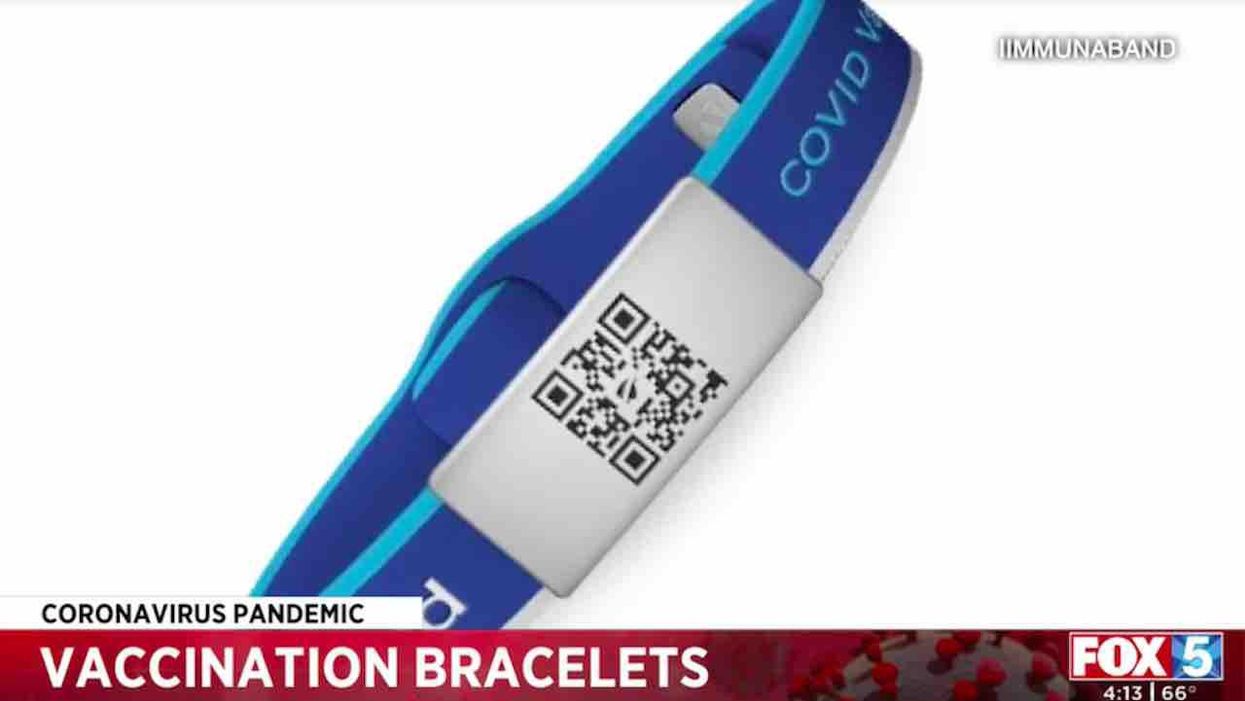 Vaccination bracelet inventor says his device tells the powers that be, 'I support the vaccine effort, I've been vaccinated, I'm safe to be around'