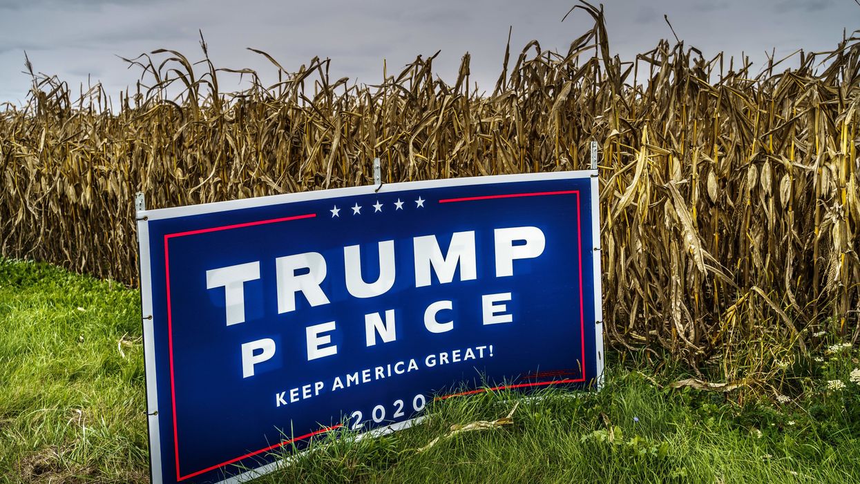 Vandals repeatedly destroy one man's Trump campaign signs, so he executes a brilliant, immovable backup plan