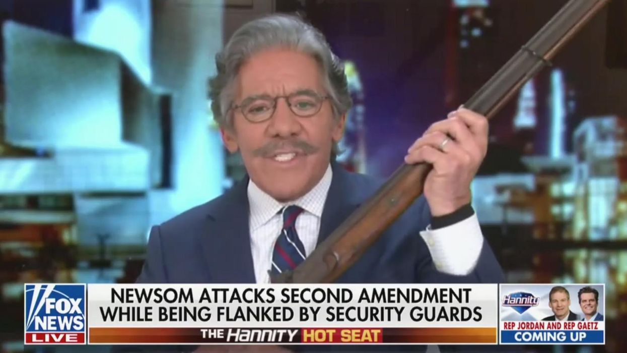 'Very cute': Mockery ensues when Geraldo Rivera whips out musket to make point about Second Amendment