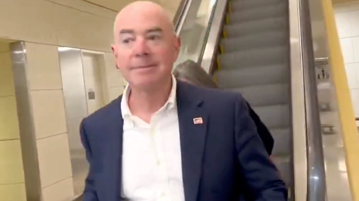 VIDEO: Alejandro Mayorkas confronted by Blaze Media reporter on Biden's failed open-borders policies