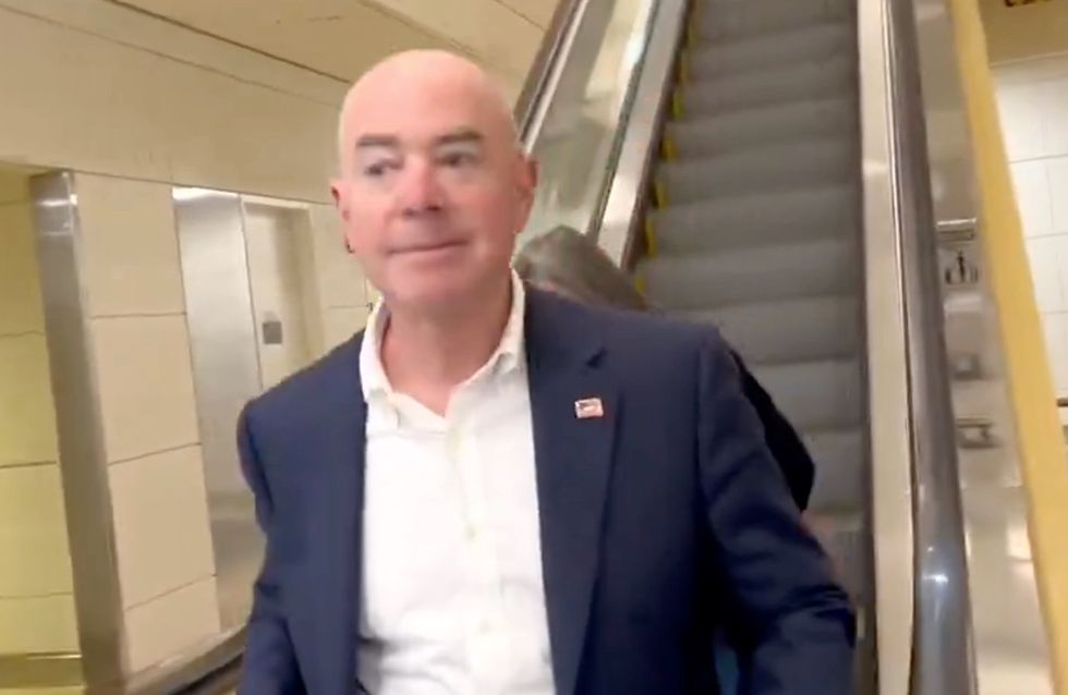 VIDEO: Alejandro Mayorkas confronted by Blaze Media reporter on Biden's failed open-borders policies