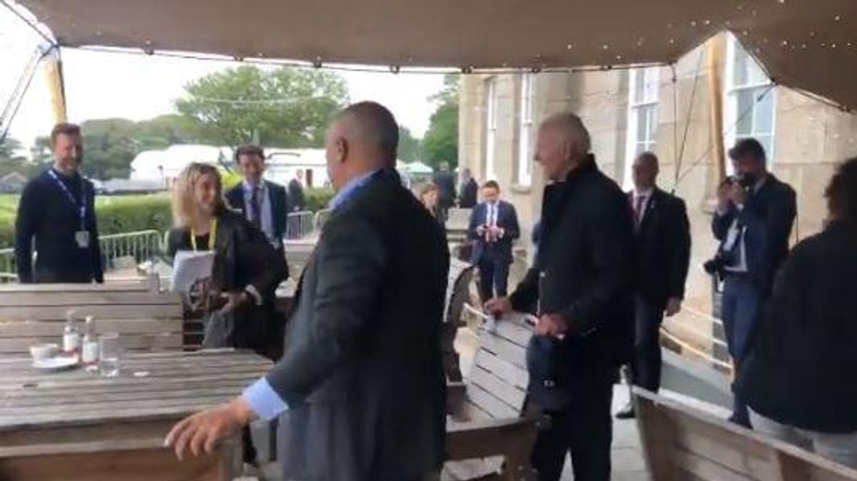 Video: BBC crew claims Joe Biden had them booted from their pub table so he and Jill could take it