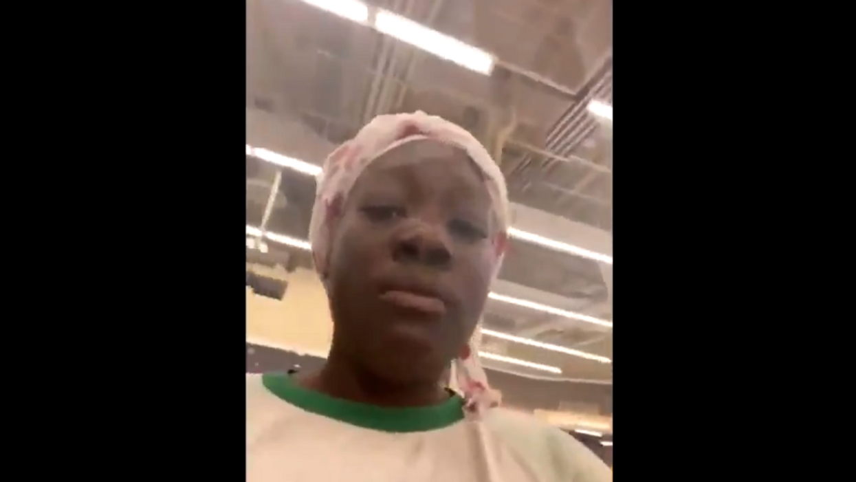 VIDEO: Black mom cries because she can't feed her kids after looters ransacked a local grocery store