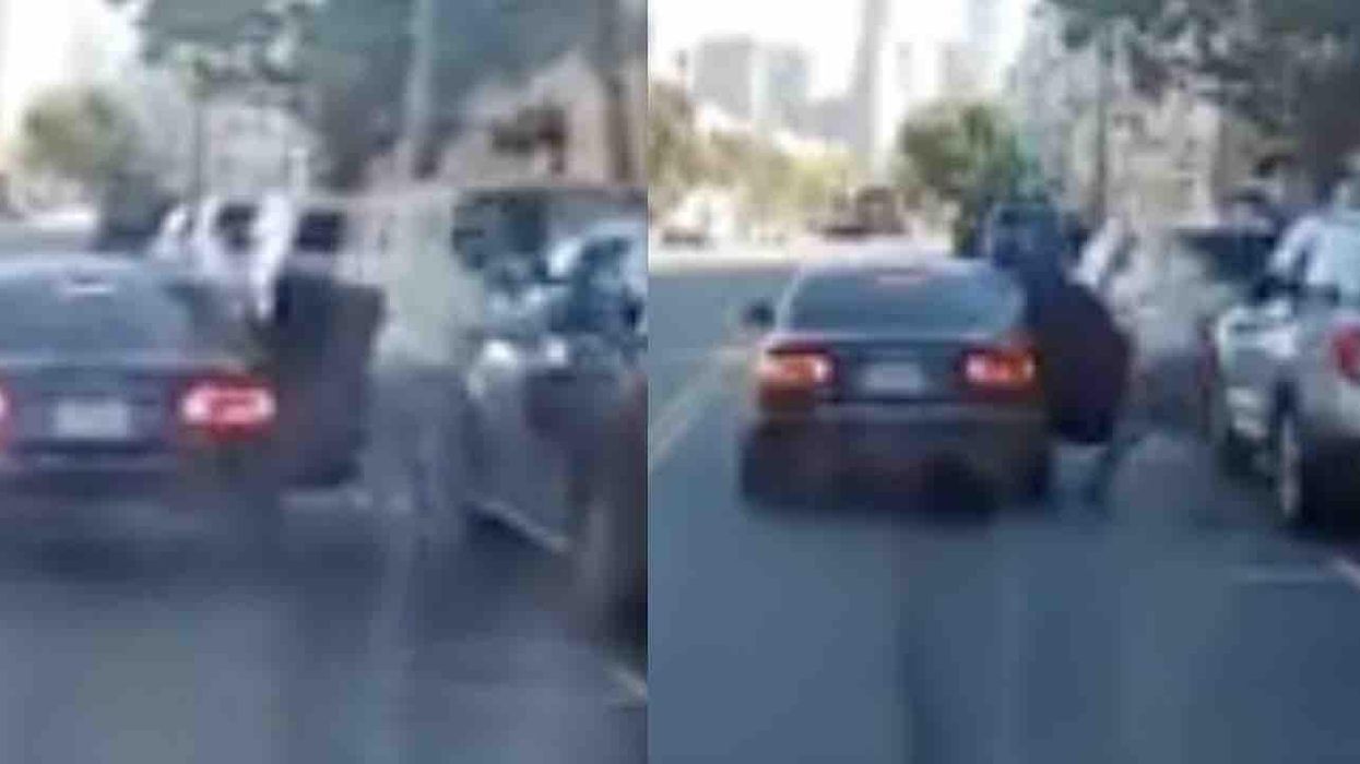 VIDEO: Brazen crook pulls off not one, but two smash-and-grab robberies from vehicles on San Francisco street in broad daylight