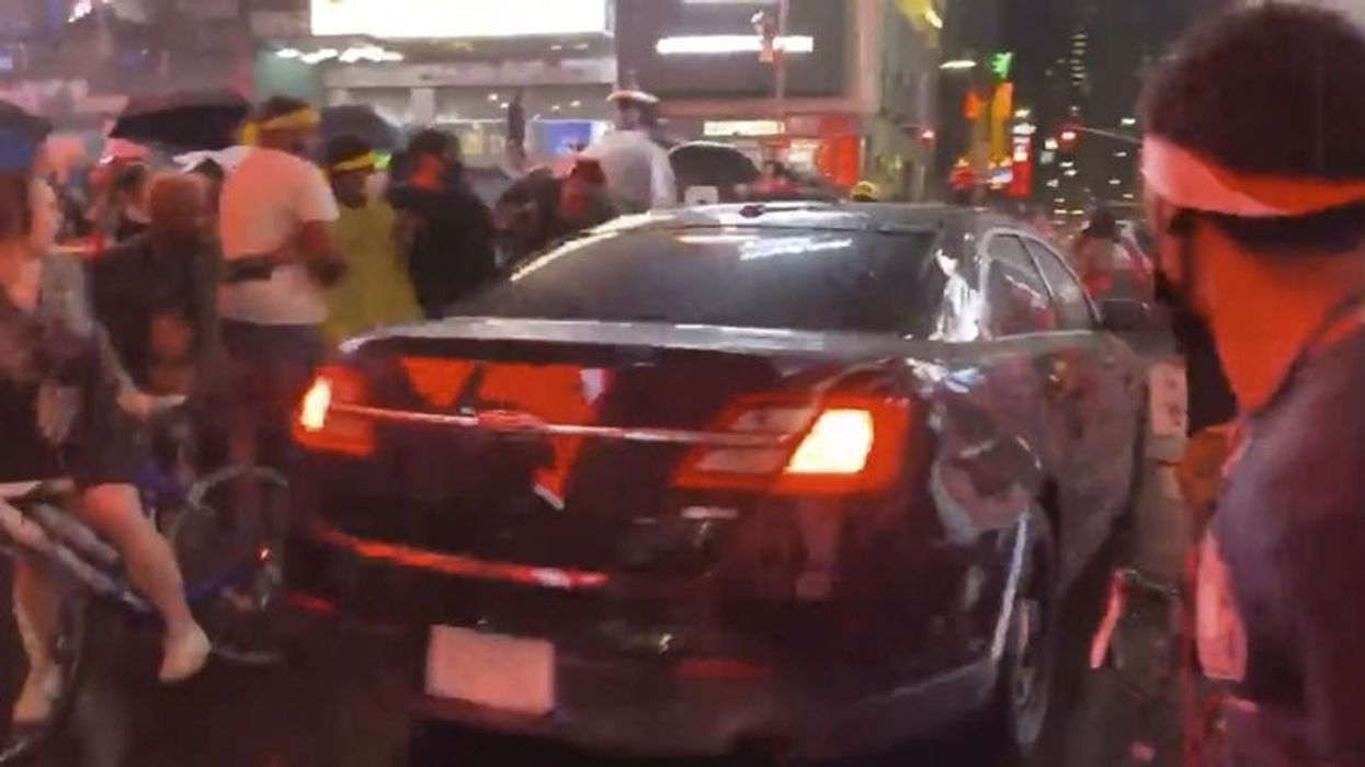 VIDEO: Car rams into crowd of Black Lives Matter protesters in Times Square