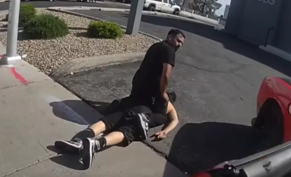 Video: Check out what led to motorist taking down domestic violence strangulation suspect on the run from cops