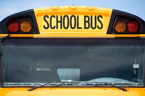 Video: Couple of school workers apparently can't wait to get a room and opt for school bus instead
