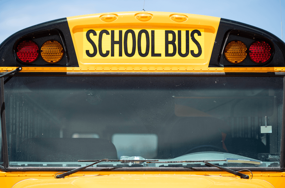 Video: Couple of school workers apparently can't wait to get a room and opt for school bus instead