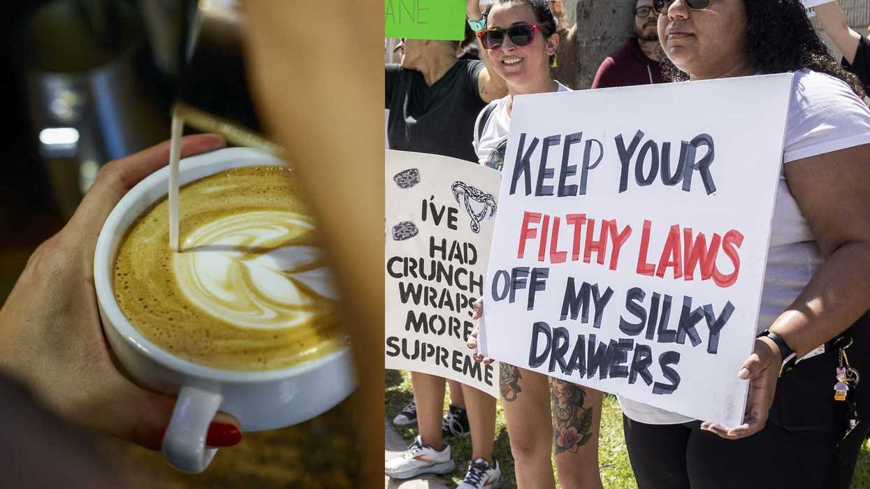 VIDEO: Crazed liberal kicks pro-life group out of his coffee shop after comparing them to the KU KLUX KLAN