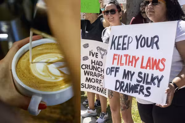 VIDEO: Crazed liberal kicks pro-life group out of his coffee shop after comparing them to the KU KLUX KLAN