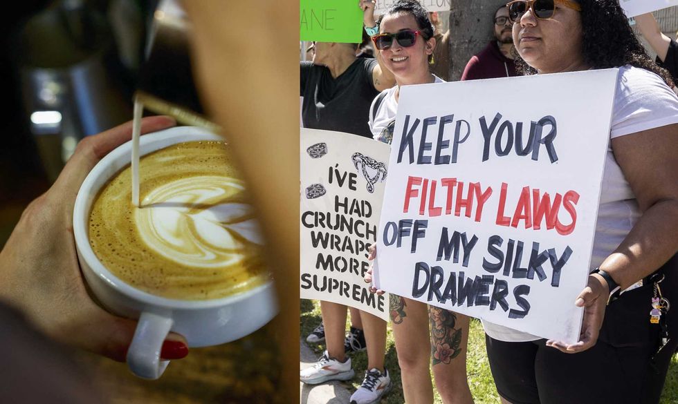 VIDEO: Crazed liberal kicks pro-life group out of his coffee shop after comparing them to the KU KLUX KLAN