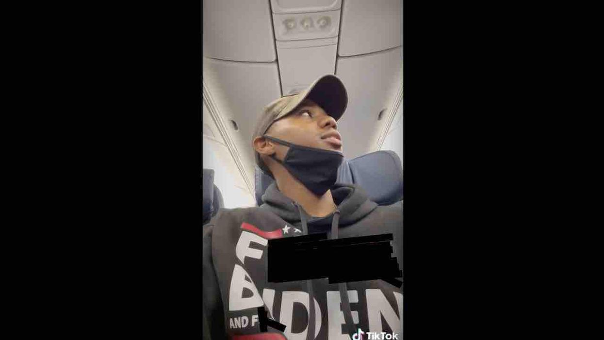 Video: Delta passenger kicked off flight over 'F*** Biden' hoodie, threatened with being placed on airline's no-fly list