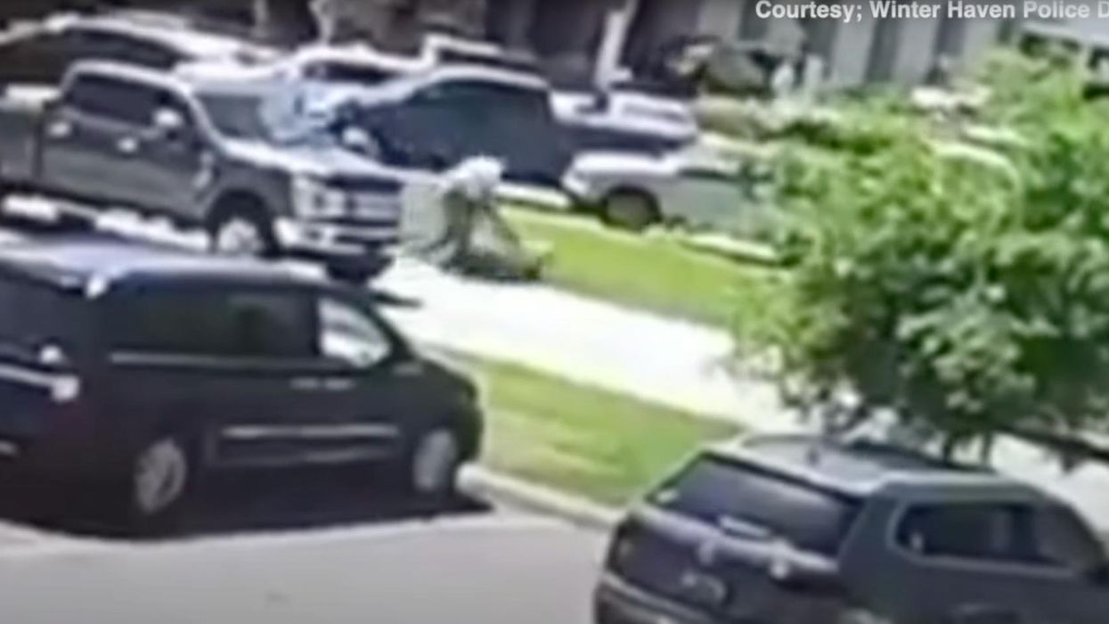 Video: Elderly man pummeled in grocery store parking lot following verbal dispute