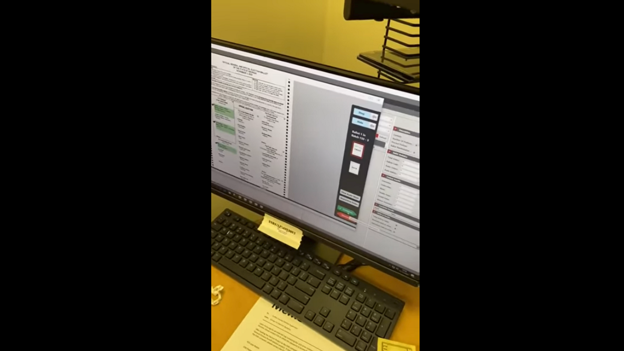 VIDEO: Election officials in Coffee County, Ga., allegedly demonstrate how Dominion machines can switch votes, fill out blank ballots