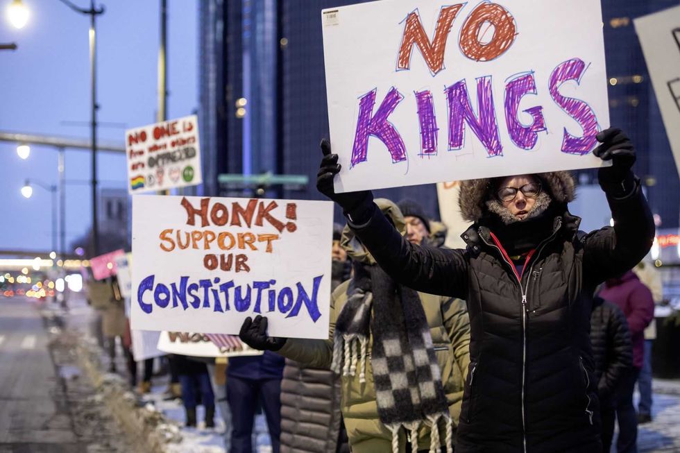 VIDEO: Female No Kings protester wearing phallic costume tossed to the ground by cop — and faces a slew of charges