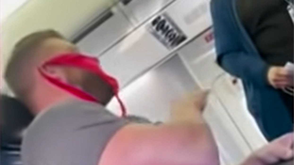 VIDEO: Florida man banned from airline for wearing women's underwear as COVID face mask