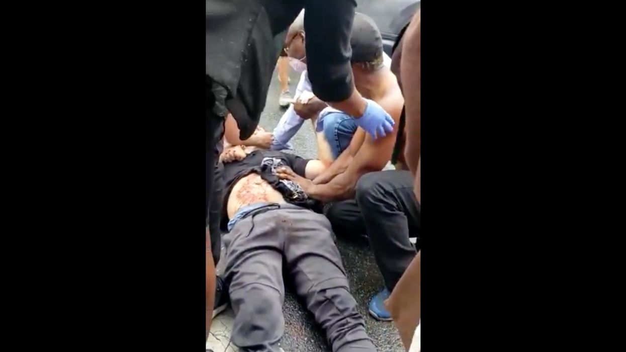 Video footage captures aftermath of 2 separate daytime shootings that took place in NYC this week