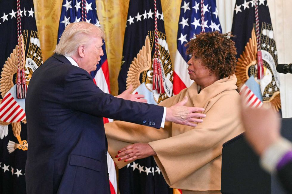 VIDEO: Grandma of slaughtered DC man tells critics to 'back up off' Trump at White House Black History Month event