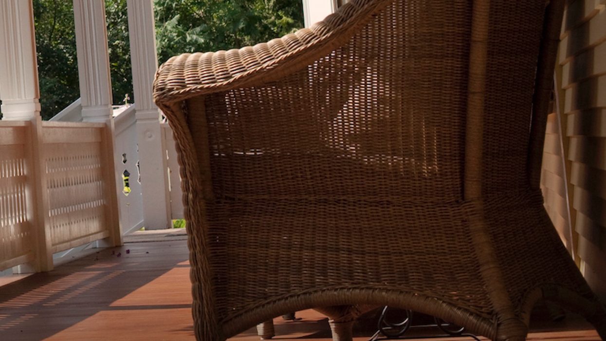 Video: Grandmother is alone on her front porch during day when male comes up, asks for directions. That's not what he wants.