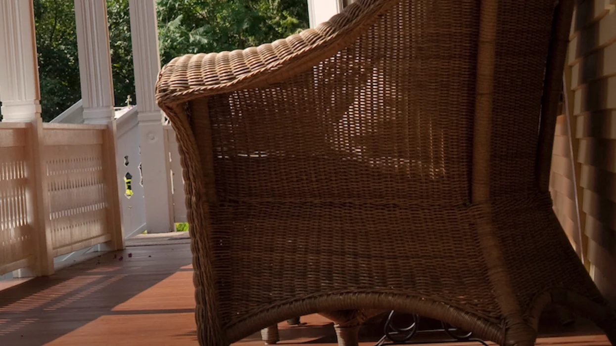Video: Grandmother is alone on her front porch during day when male comes up, asks for directions. That's not what he wants.